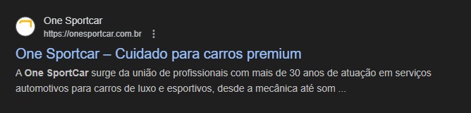 One SportCar — imagem